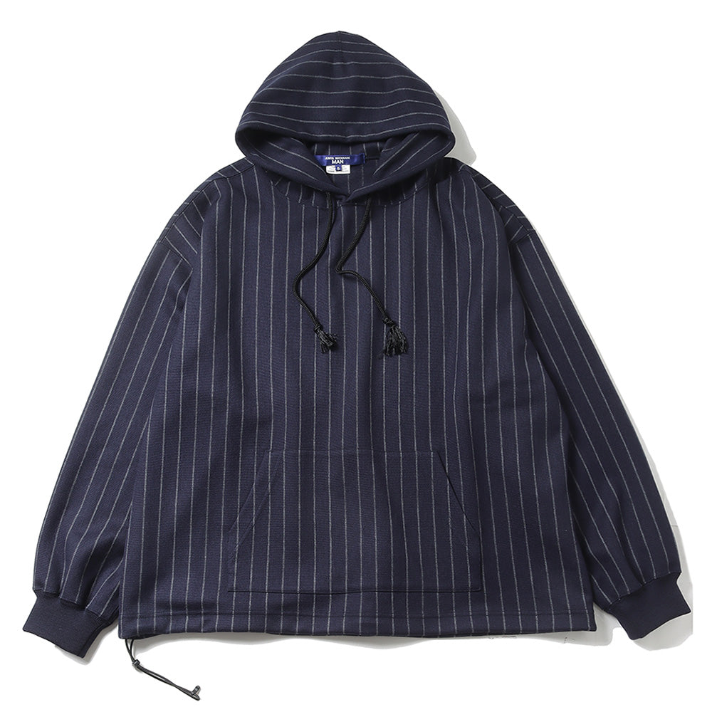 JUNYA WATANABE MAN) ウール天竺ストライプ T015 (WN-T015-051