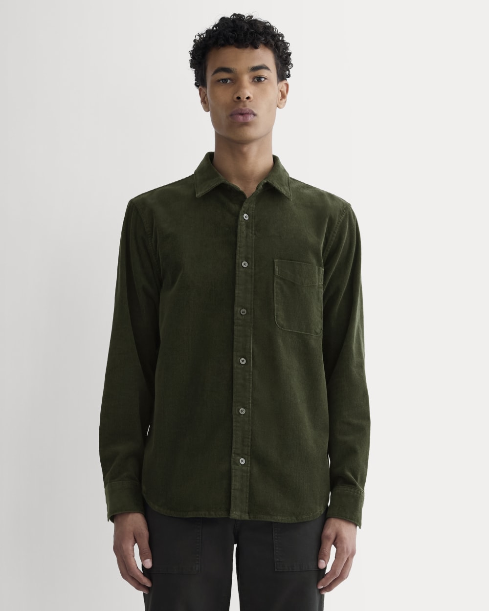 The Classic Shirt in Corduroy | Dark Forest – Everlane