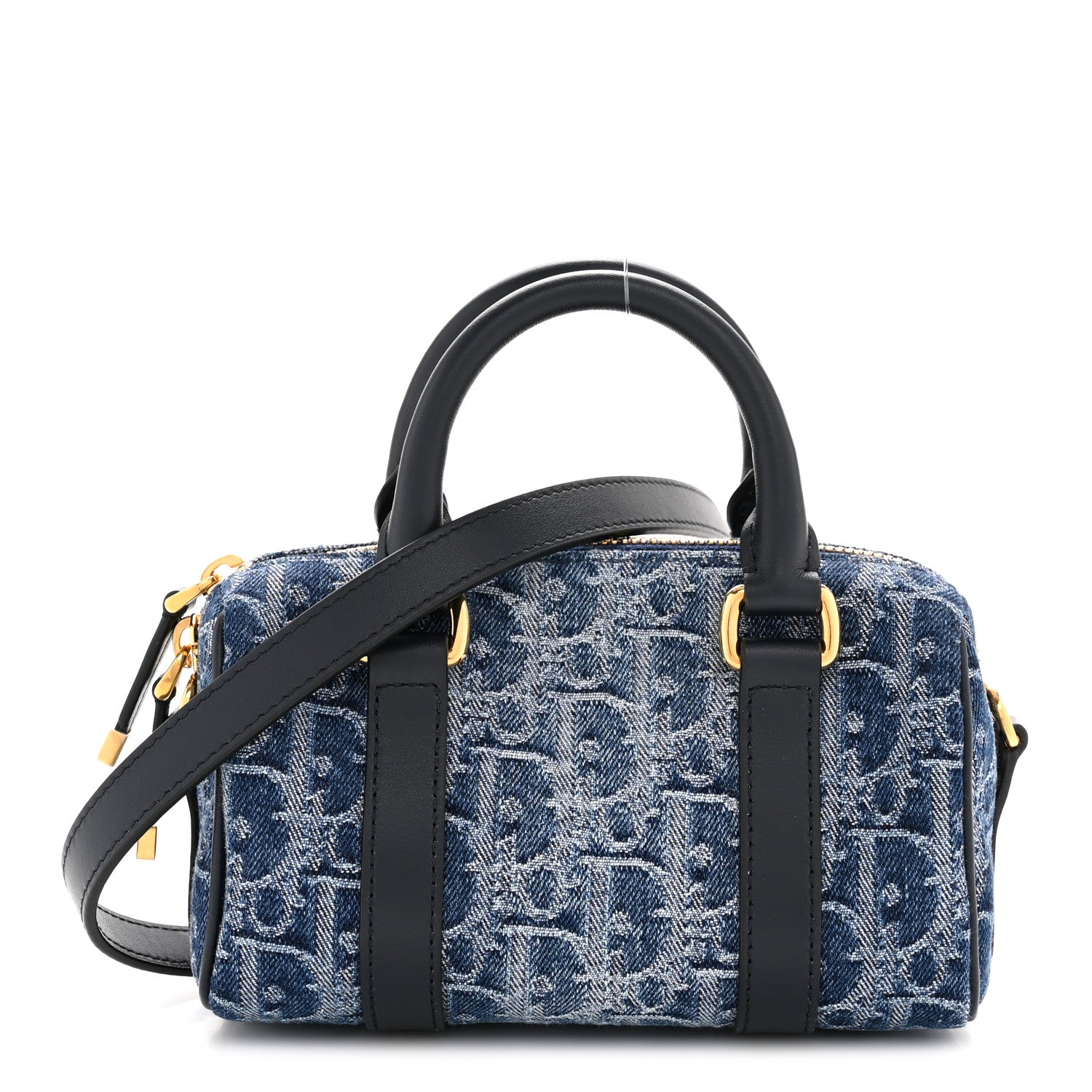 Christian Dior Denim Oblique Nano Groove 17 Bag Blue 1816862