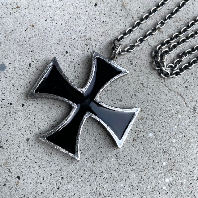 WEIRDO ウィアード BIG CROSS ネックレス シルバー925 ブラック 商品