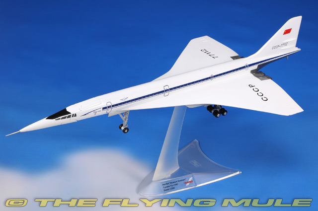 Tu-144D 1:200 Diecast Model - Herpa HE-556323-001 - $151.95