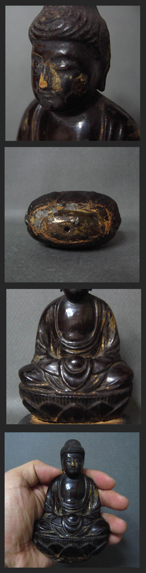 仏像　仏教美術　鎌倉　室町　古美術 仏像 仏教美術 鎌倉 室町 古美術 古い時代の「掛仏」 仏教美術 骨董