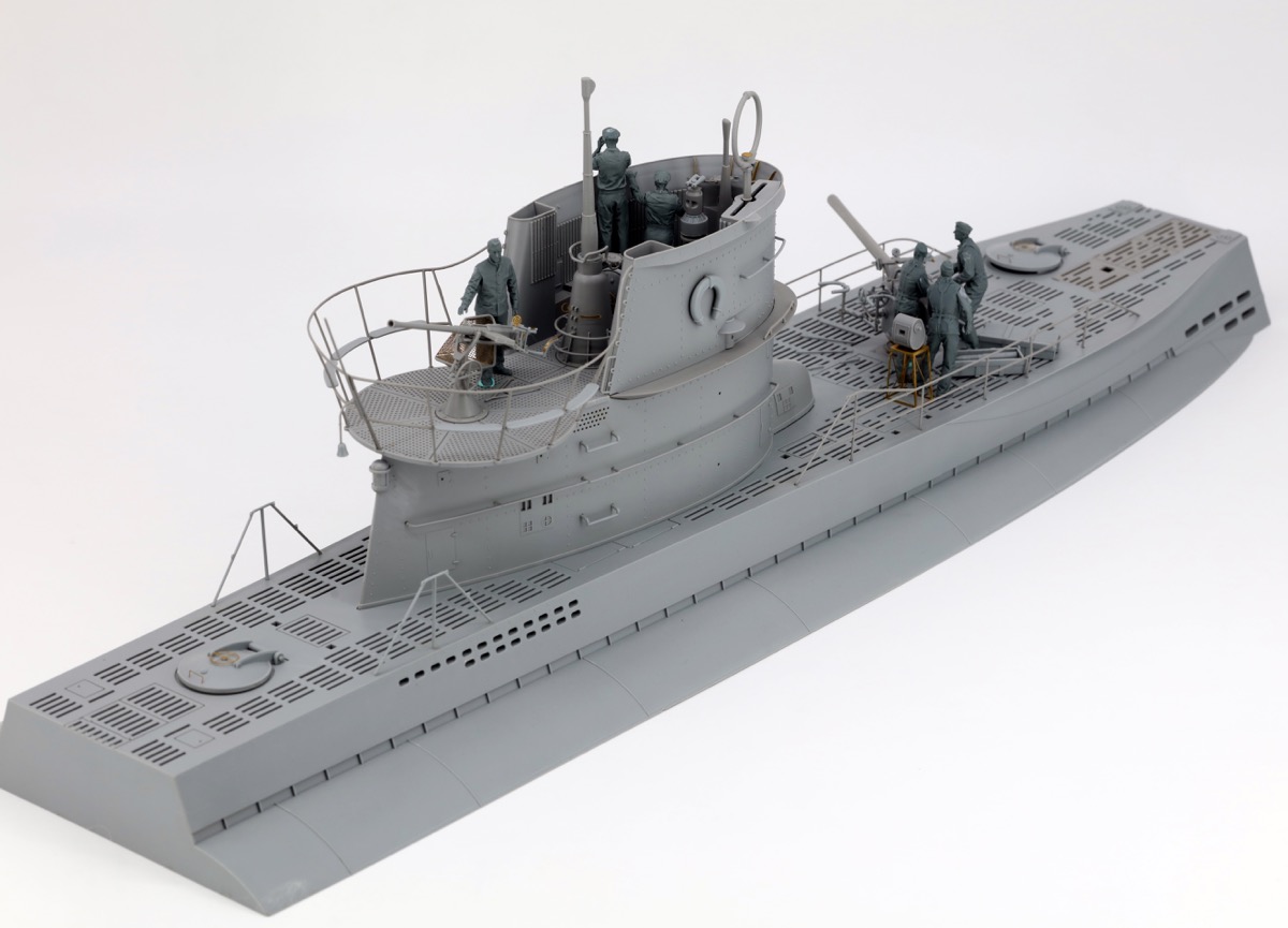 ドイツ潜水艦乗組員 & 指揮官（6体セット） | 株式会社 ハセガワ