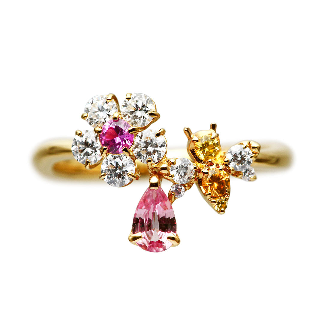 パパラチアサファイア リング（指輪） ｜ RS00821 – 大阪心斎橋 宝寿堂