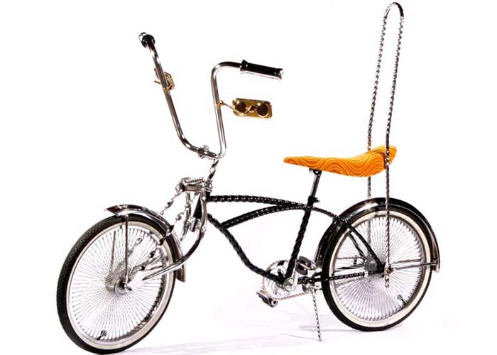 ローチャリ LOWRIDER 20インチゴールド72本スポーク フロント用