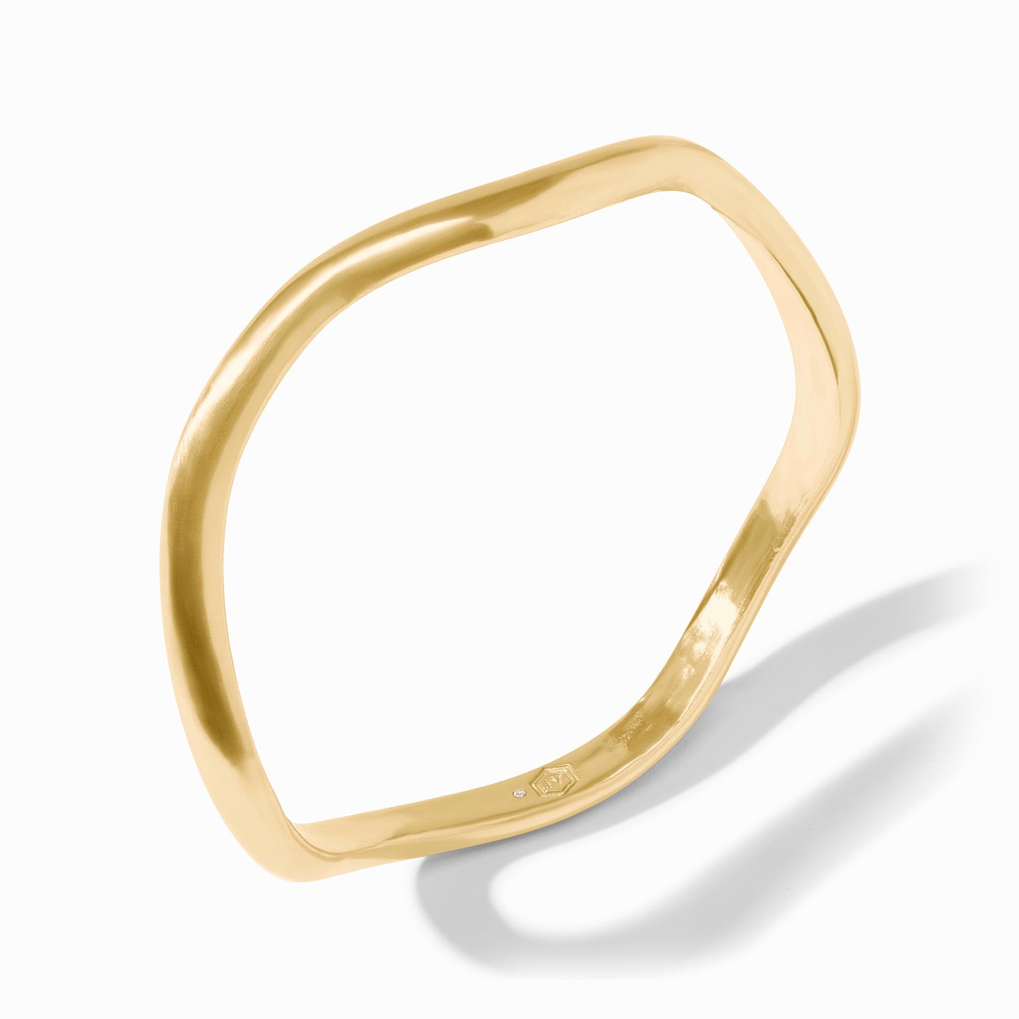 Wave Gold Bangle | Julie Vos