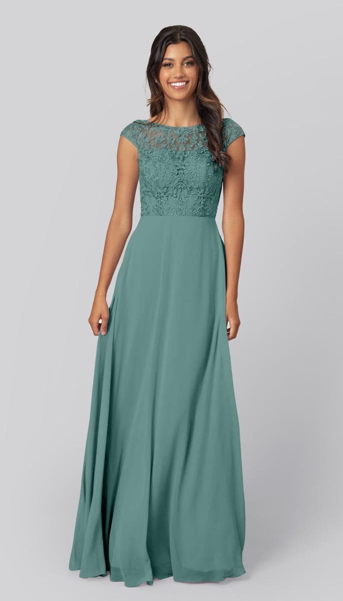 Dorothy Embroidered Bridesmaid Dress | Kennedy Blue