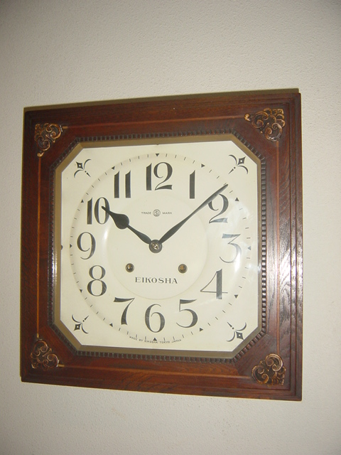 角グレシャム掛時計 - 英工舎