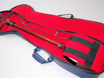 にちわ印「三味入れ君」 リュック式ソフトケース（津軽用） 赤・紺・黒