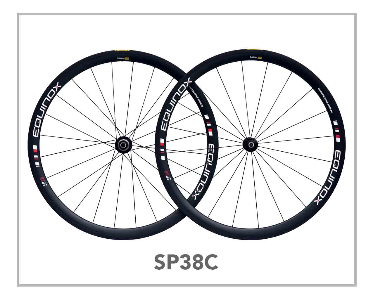 EQUINOX SP38 カーボンチューブラホイール リムブレーキ カンパフリー