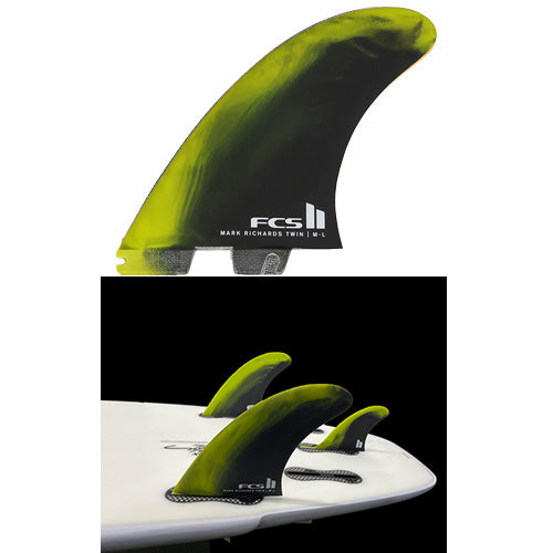 MR PC / TWIN/TRIフィンセット[Mark Richards] CYBER LIME – Luvsurf