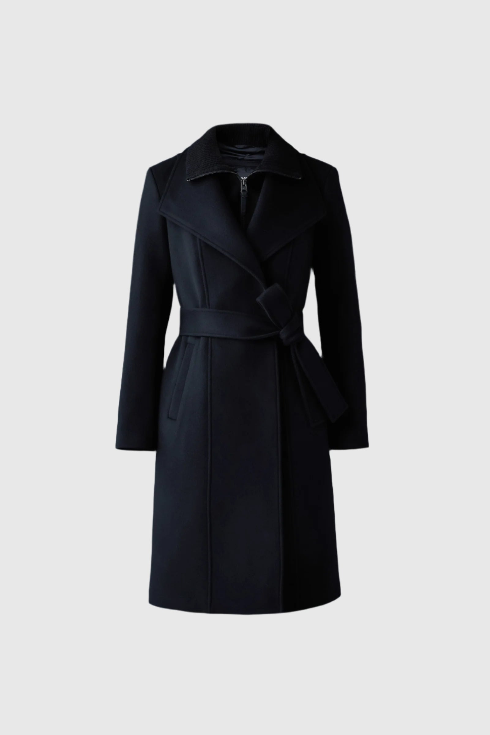NORITA-Z 2-in-1 double face wool coat with sash for Women | Mackage US