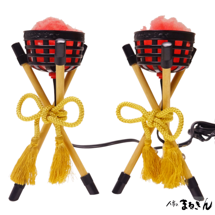 かがり火】かがり火電気/コード付き 【高さ約21cm】※在庫処分品 ※特価