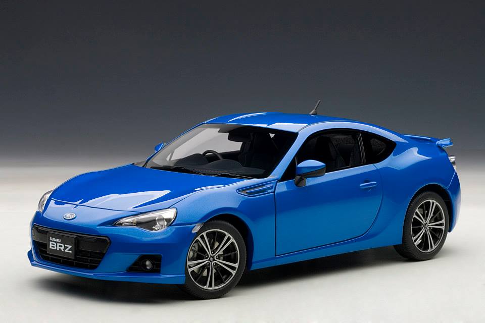 AUTOart: Subaru BRZ - WR Blue Mica (78691) in 1:18 scale - mDiecast