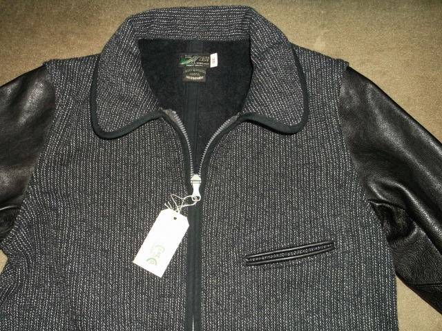 シュガーケーン ビーチクロス レザースリーブサーコート