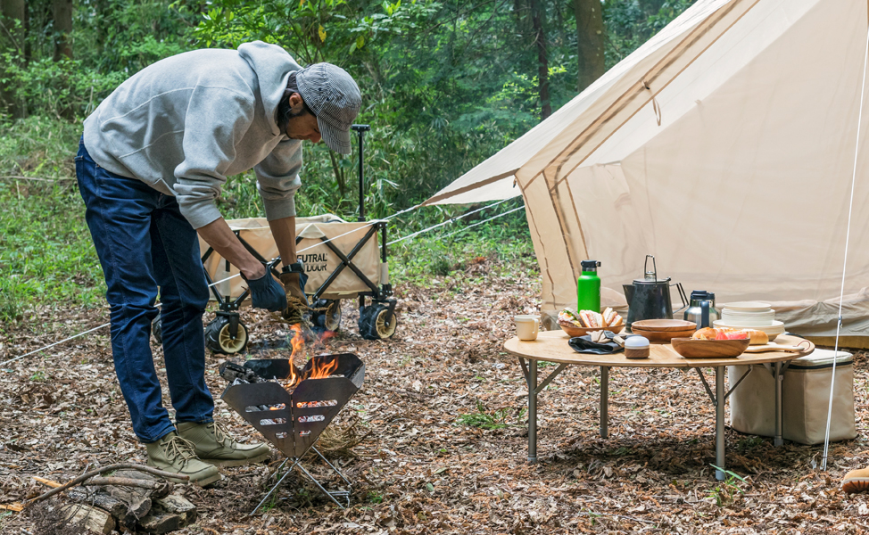 NEUTRAL OUTDOOR｜Bamboo Round Table