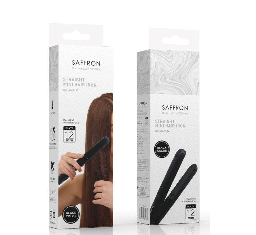 SAFFRON】 ストレートミニヘアアイロン HDL-MN-01｜ヒロ・コーポレーション
