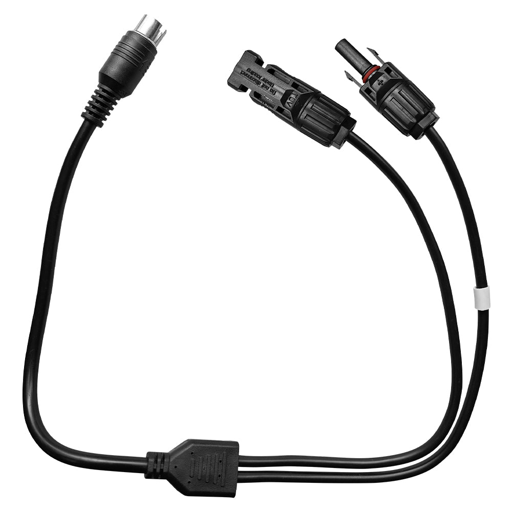 PECRON ソーラー充電ケーブル（MC4コネクタ～GX16-5ピン航空雄型