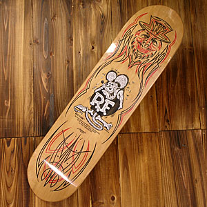 ラットフィンクスケートボードデッキ/レッド（限定100本） アメリカン