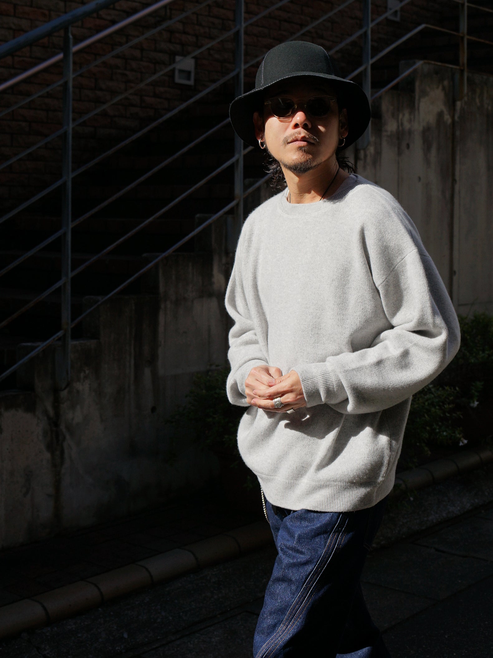 MEIAS / PURE CASHMERE SWEAT PULL OVER – PRANK STORE