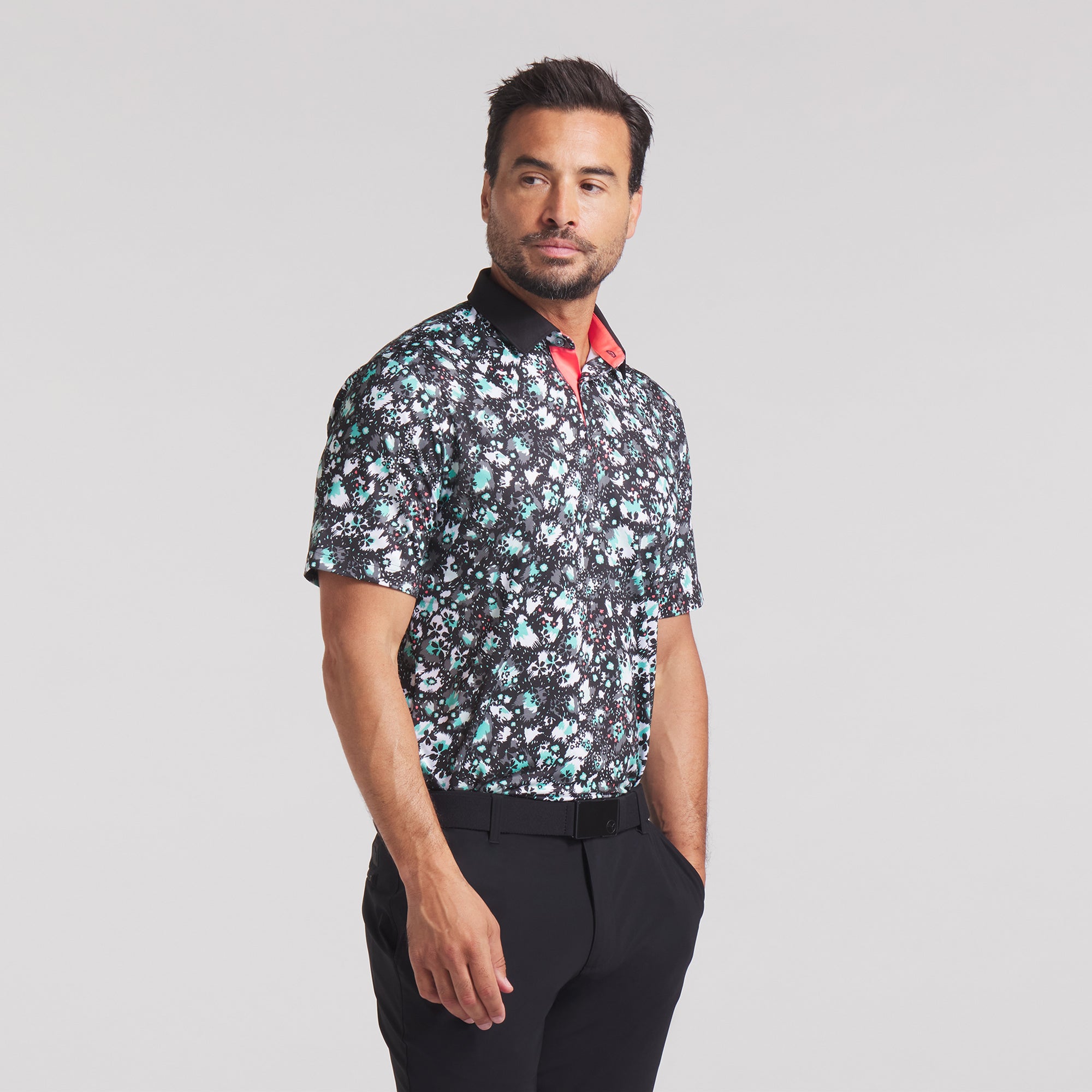 BRIEFING GOLF MS CAMO PRINT POLO（BLK／M） Camo Print Polo – Golf