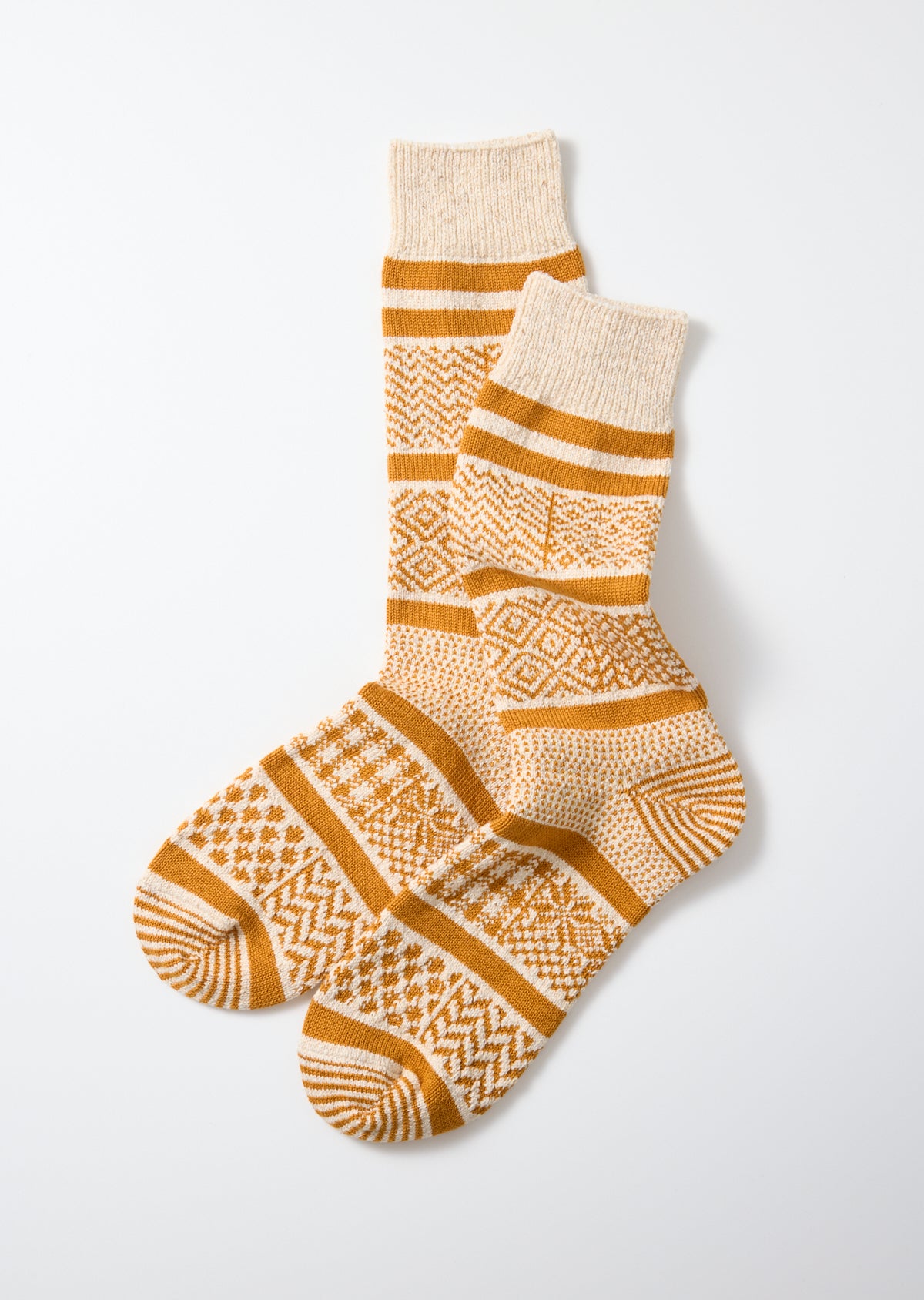 ジャカード編みソックス - R1337｜靴下｜ROTOTO公式通販オンライン