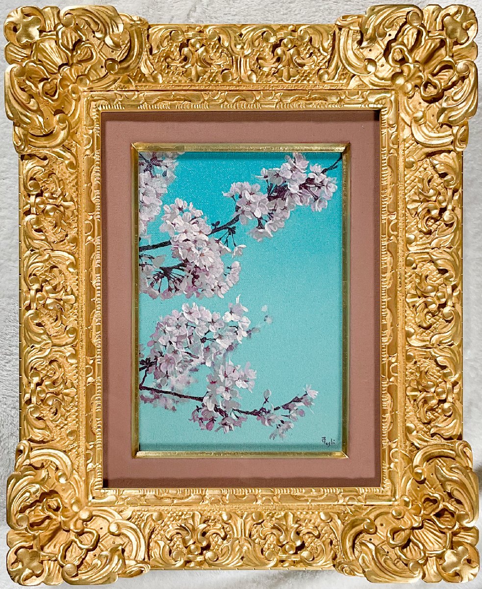 大畑稔浩(1960-)○リアリズム油彩SM『桜』那須にて○蔵:ホキ美術館ほか