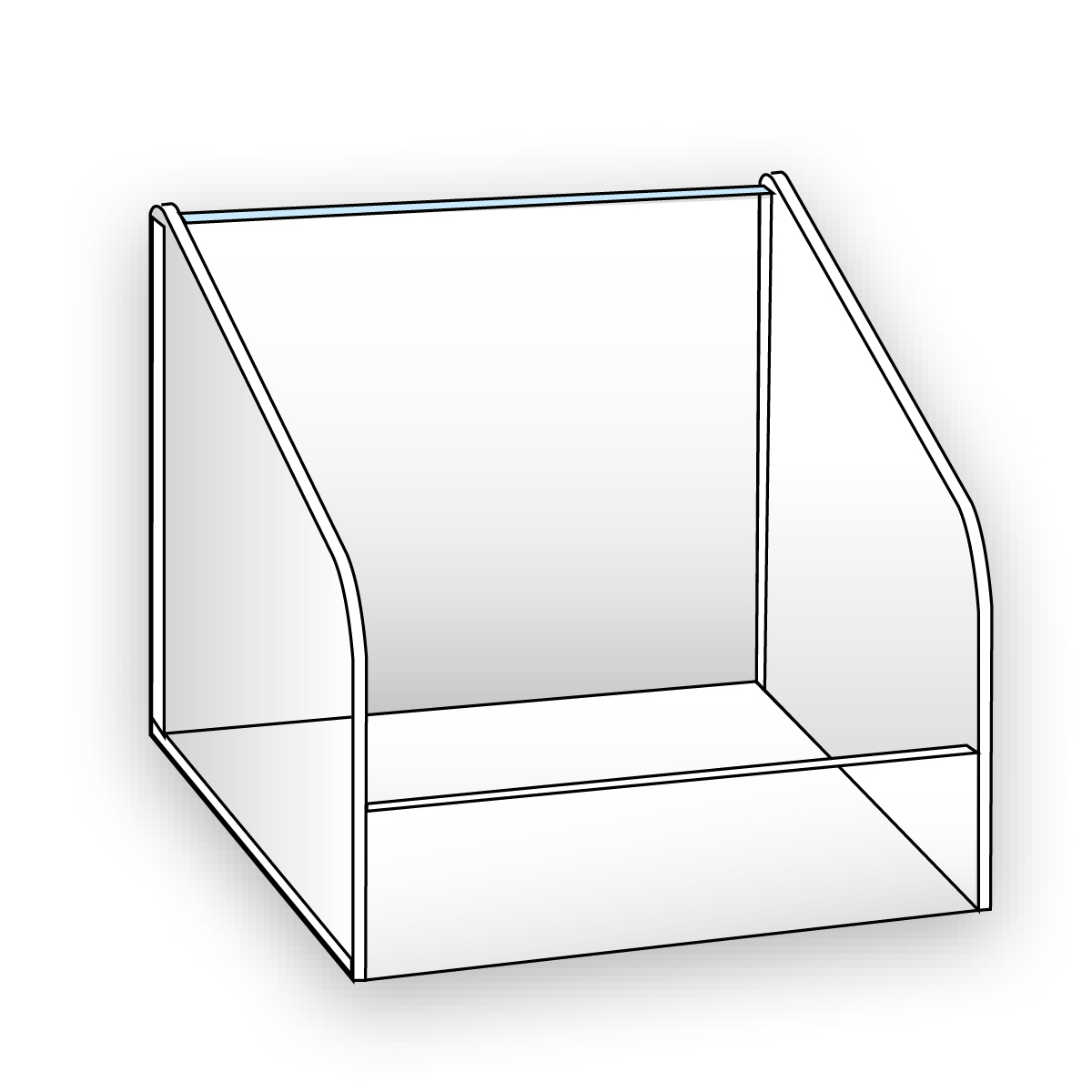 ブックスタンドDX（特大）大判雑誌用2台入