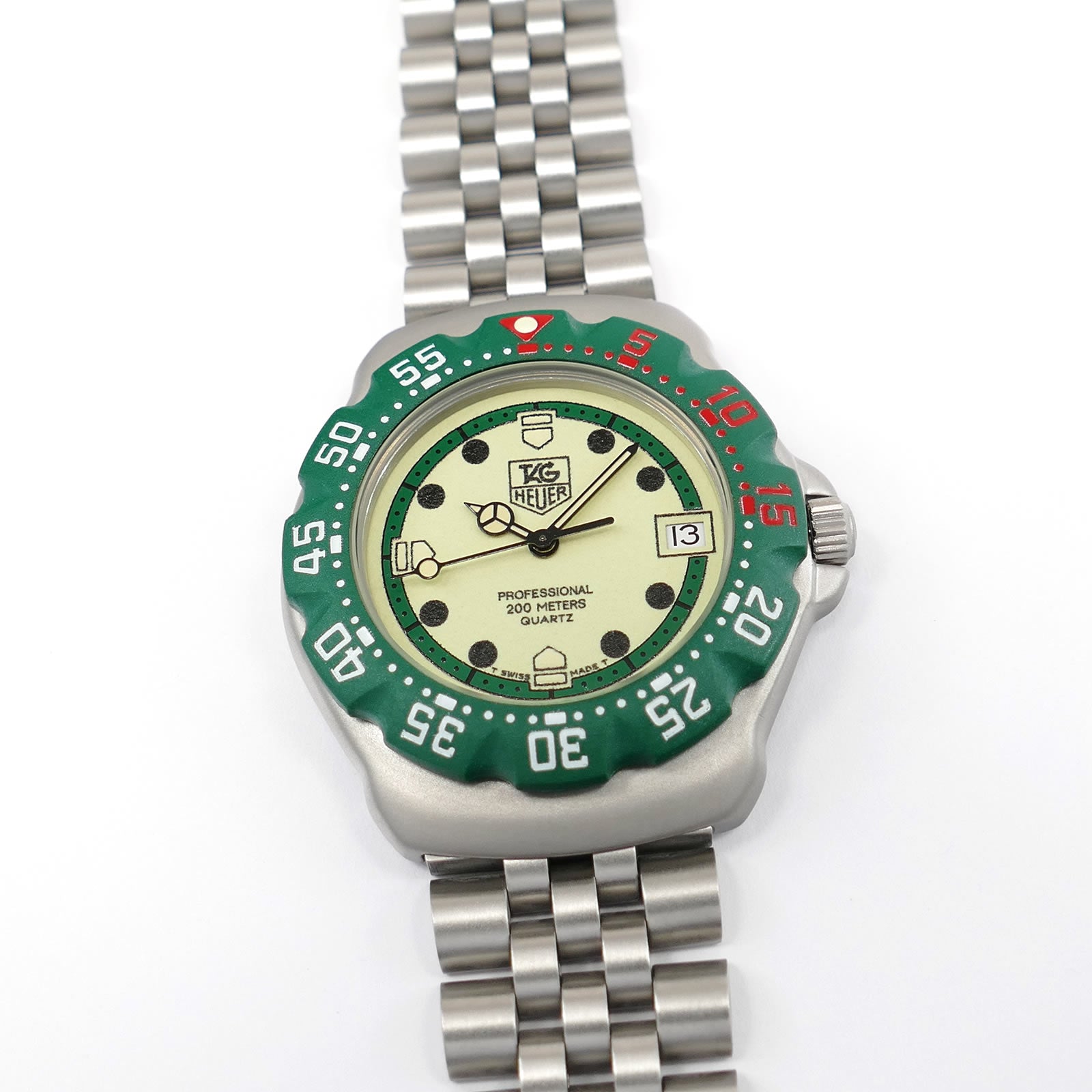 TAG Heuer Formula 1 Luminous Green 372.513 Men's 35mm Mid Size