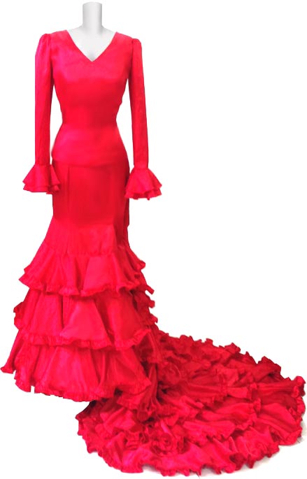 フラメンコ衣装ロゼ花子のオーダーメード・無地ワンピース＆ツーピース