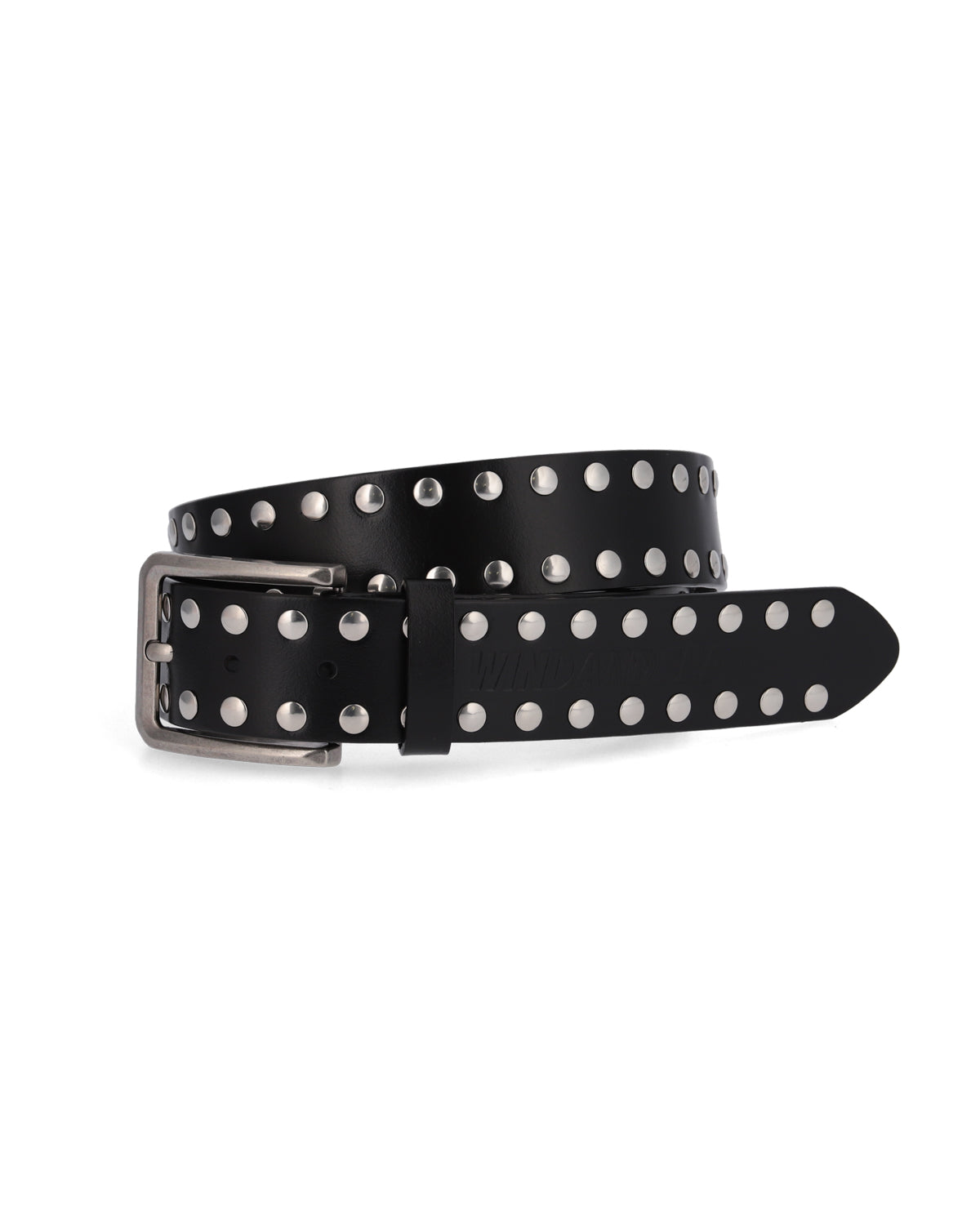 STUDS LEATHER BELT – WIND AND SEA