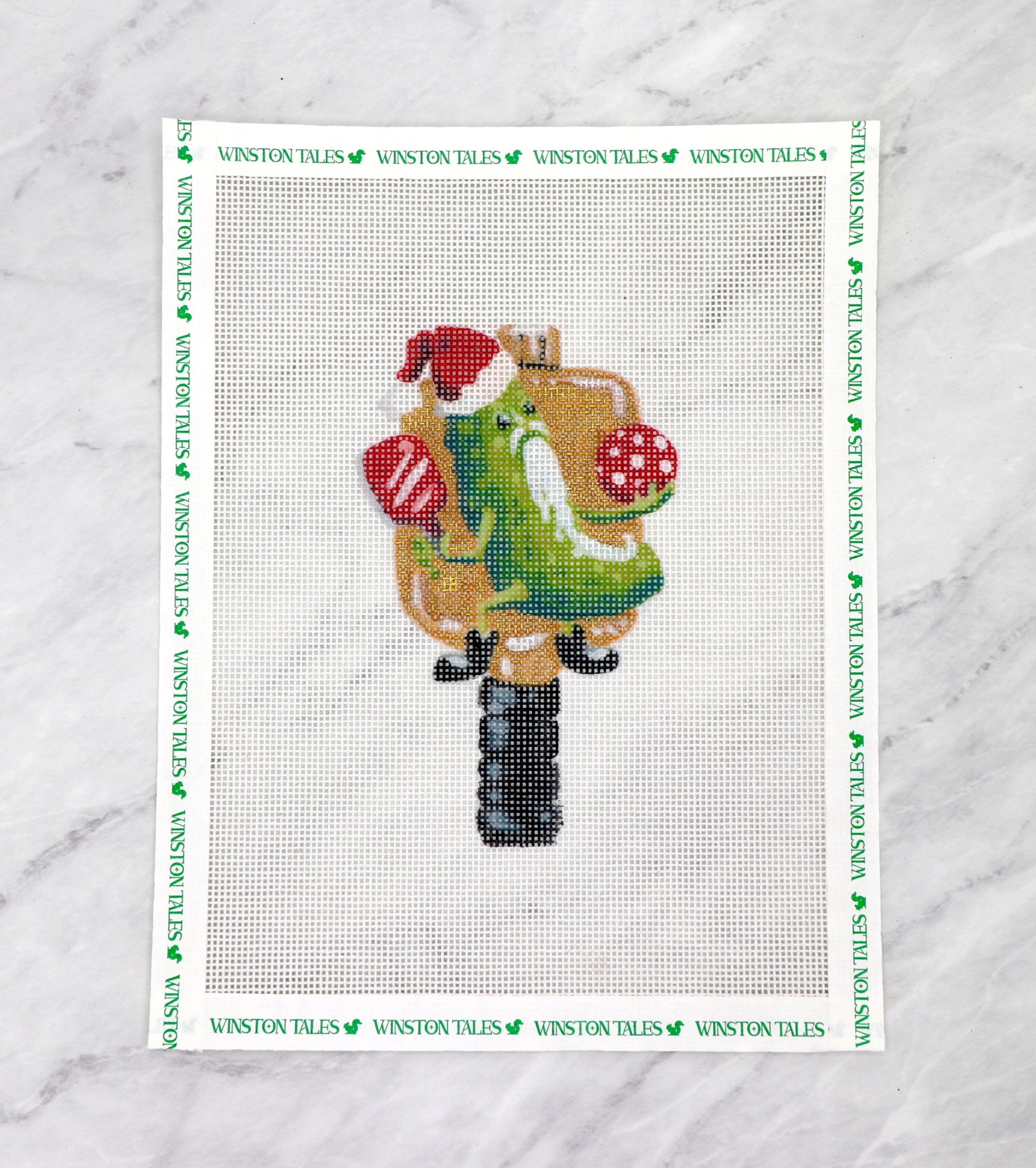 Pickleball Santa Needlepoint Canvas – Winston Tales