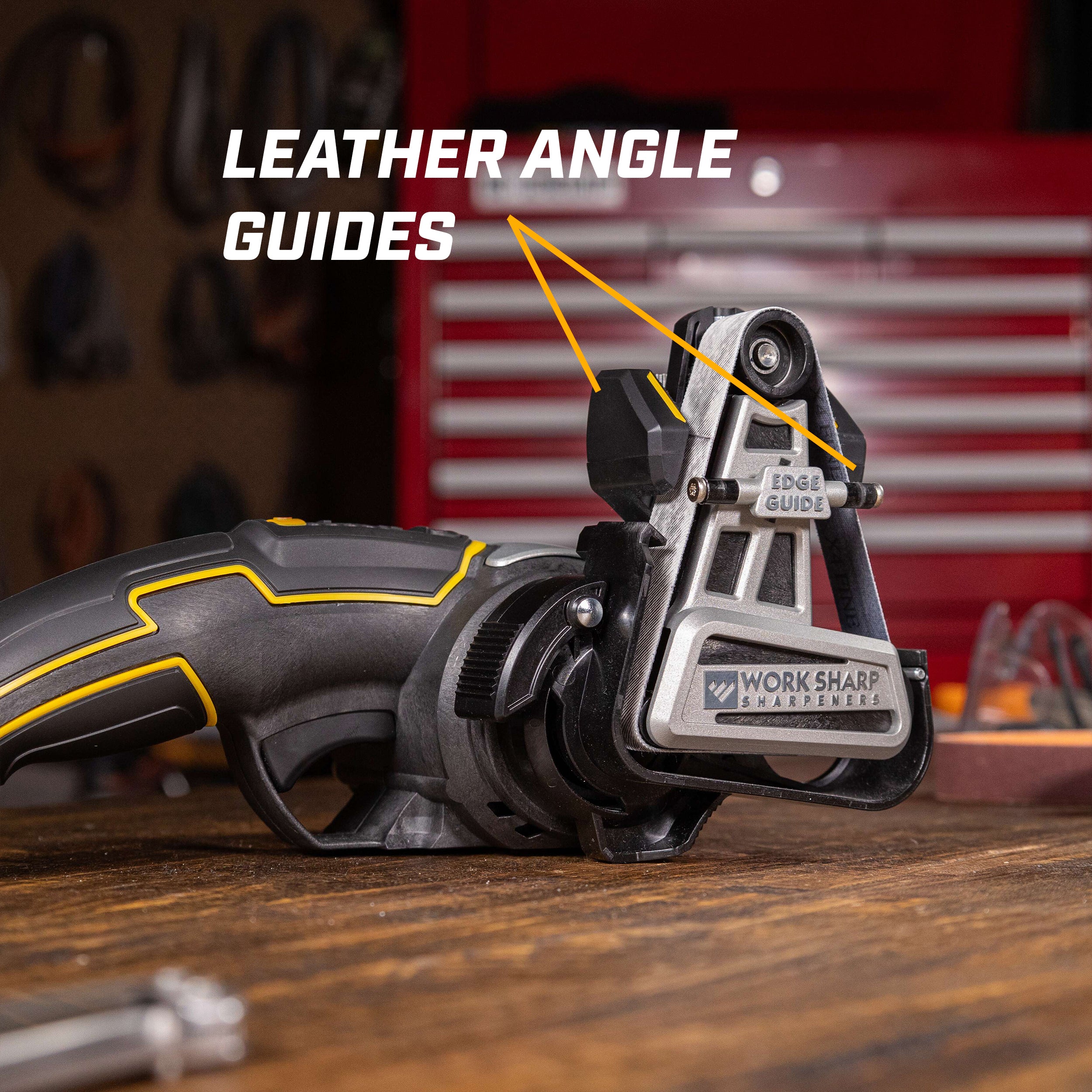 Ken Onion Edition Knife & Tool Sharpener Mk.2™ Leather Lined Guide