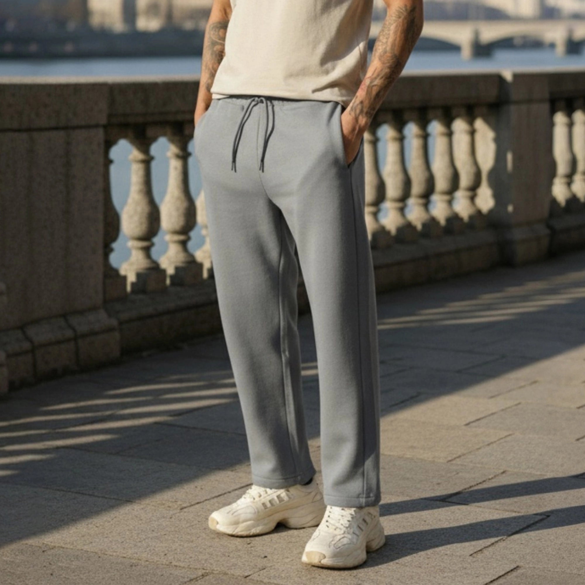 Opal Grey Pulse Off-Duty Sweatpants online in India – XYXX Apparels