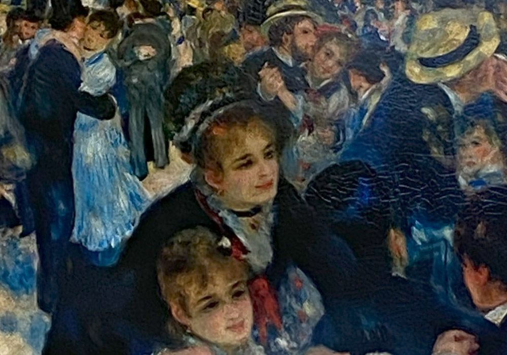 世界の名画 複製画 『ムーラン・ド・ラ・ギャレットの舞踏会