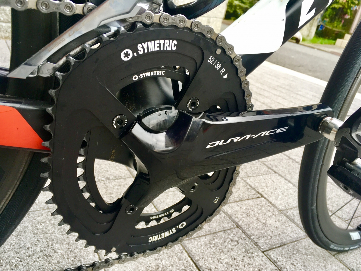 O.SYMETRIC】非真円チェーンリング+ビックプーリ＝カスタムの極み