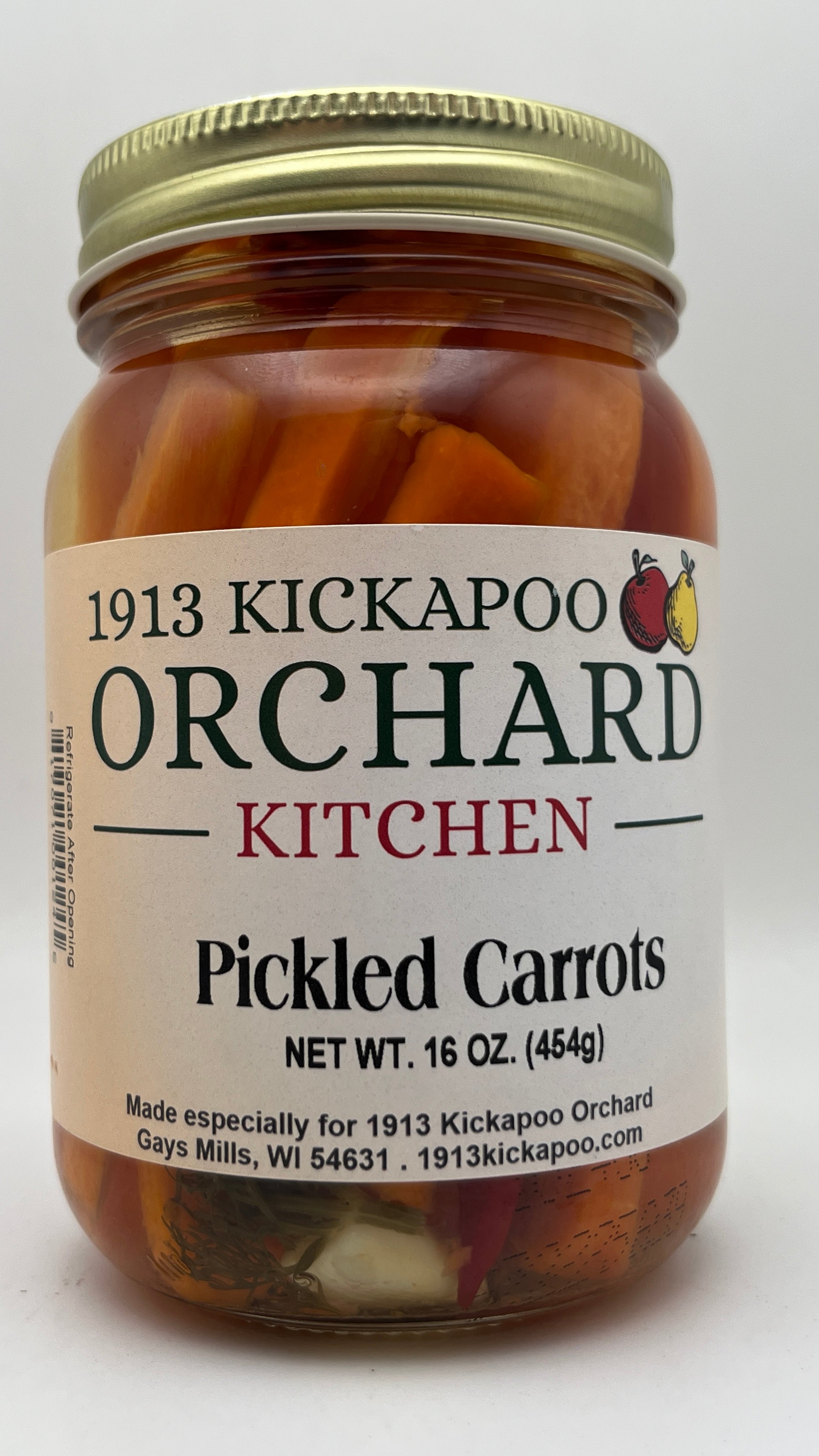 Pickled Carrots – 1913 Kickapoo Orchard