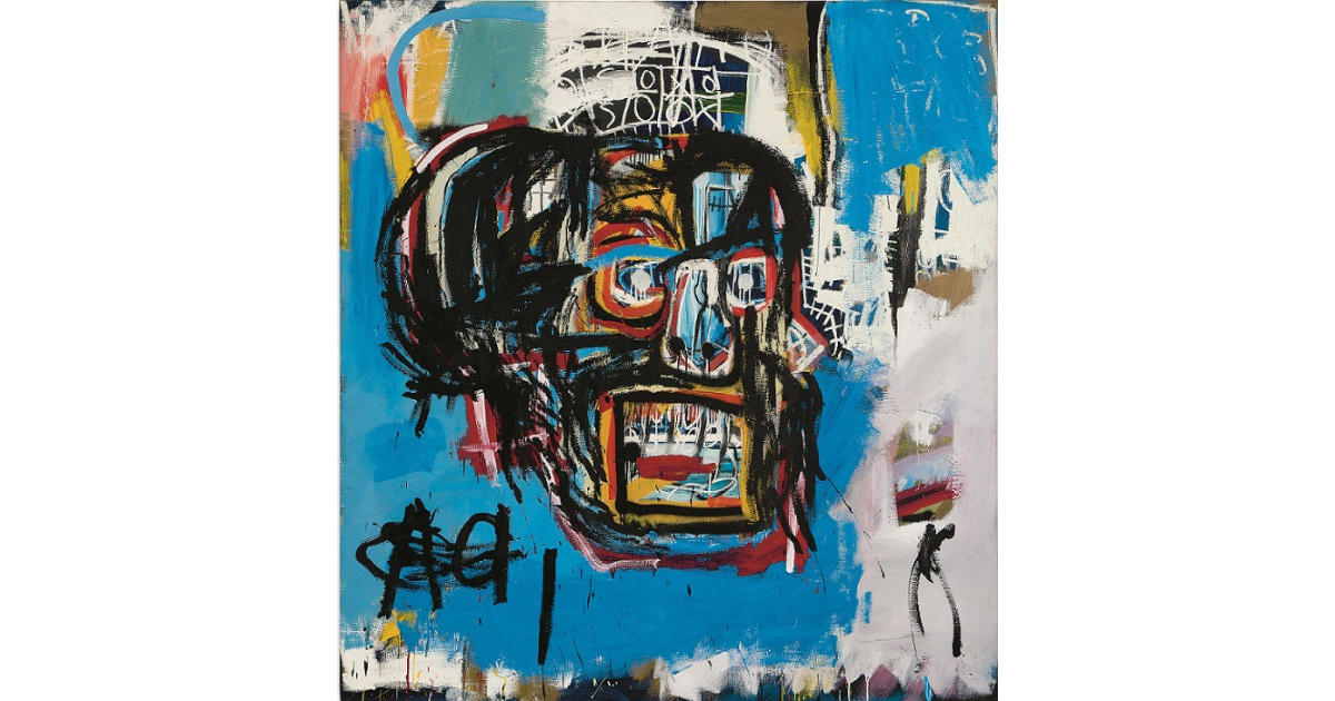 バスキア Basquiat MOMA 現代アート 絵ポスター額入りフレーム
