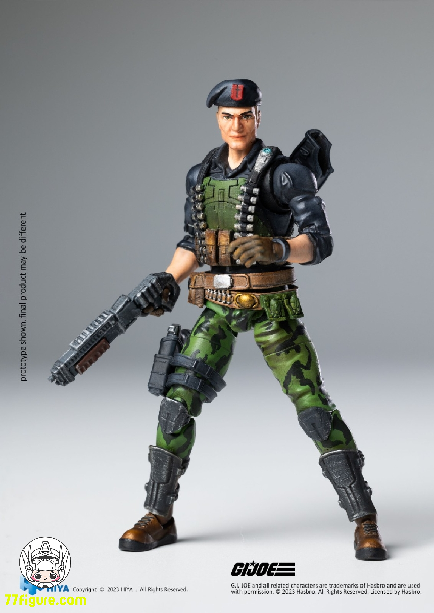 Hiya Toys 1/18「G.I.Joe 特殊部隊」火石 塗装済み可動フィギュア