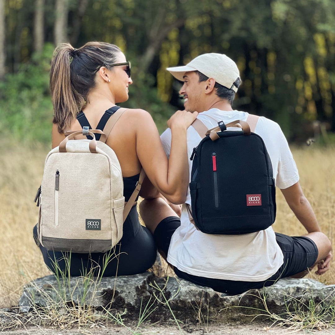 Small Hemp backpack ベージュ&グリーン – 8000kicks Japan