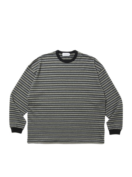 COOTIE PRODUCTIONS / Jacquard Border L/S Tee 通販 正規代理店