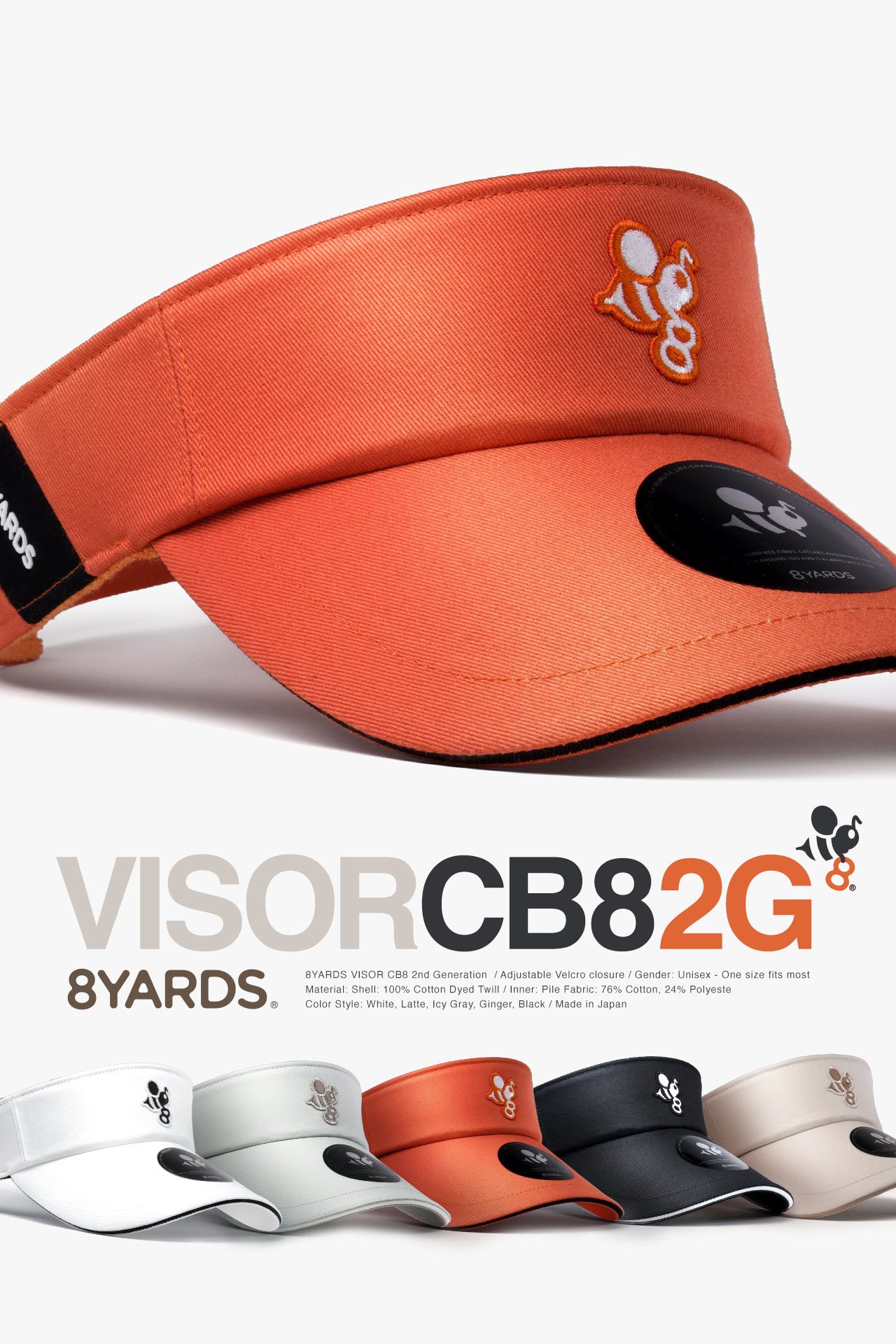 8yards ハチヤーズ フーディ オレンジ L 【公式通販】