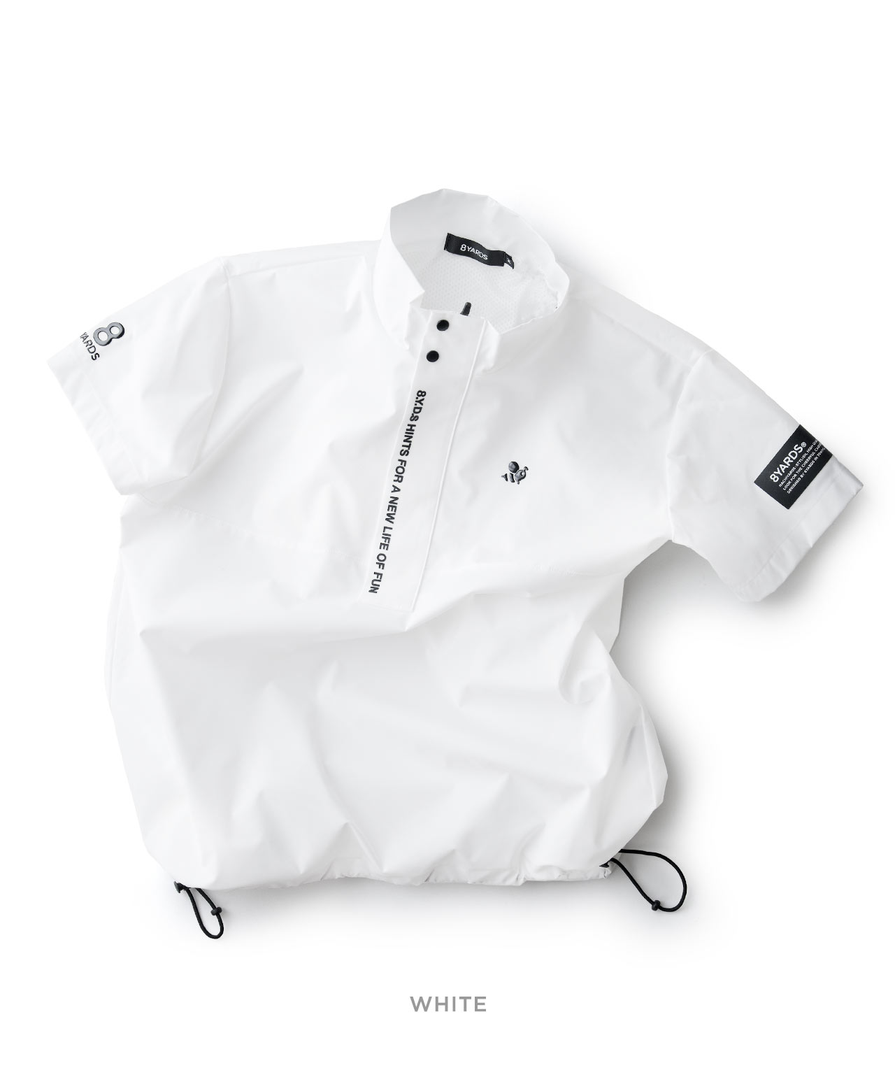 8YARDS / Men's SideTuck Half Sleeve Blouson