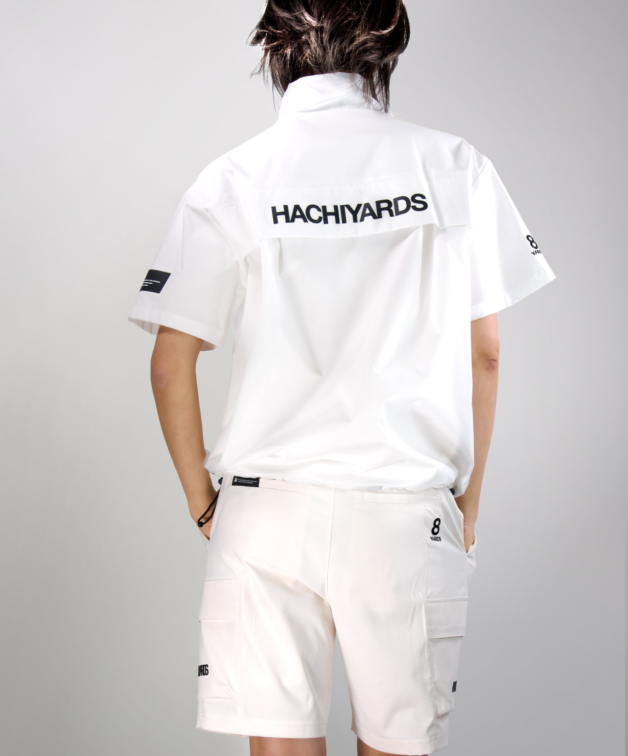 8YARDS / Men's SideTuck Half Sleeve Blouson