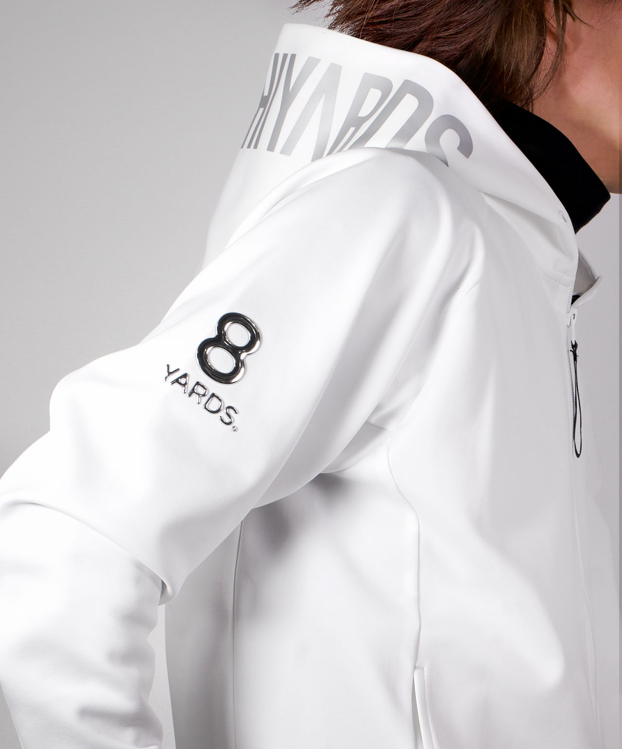 8YARDS / BIG HOODIE | White