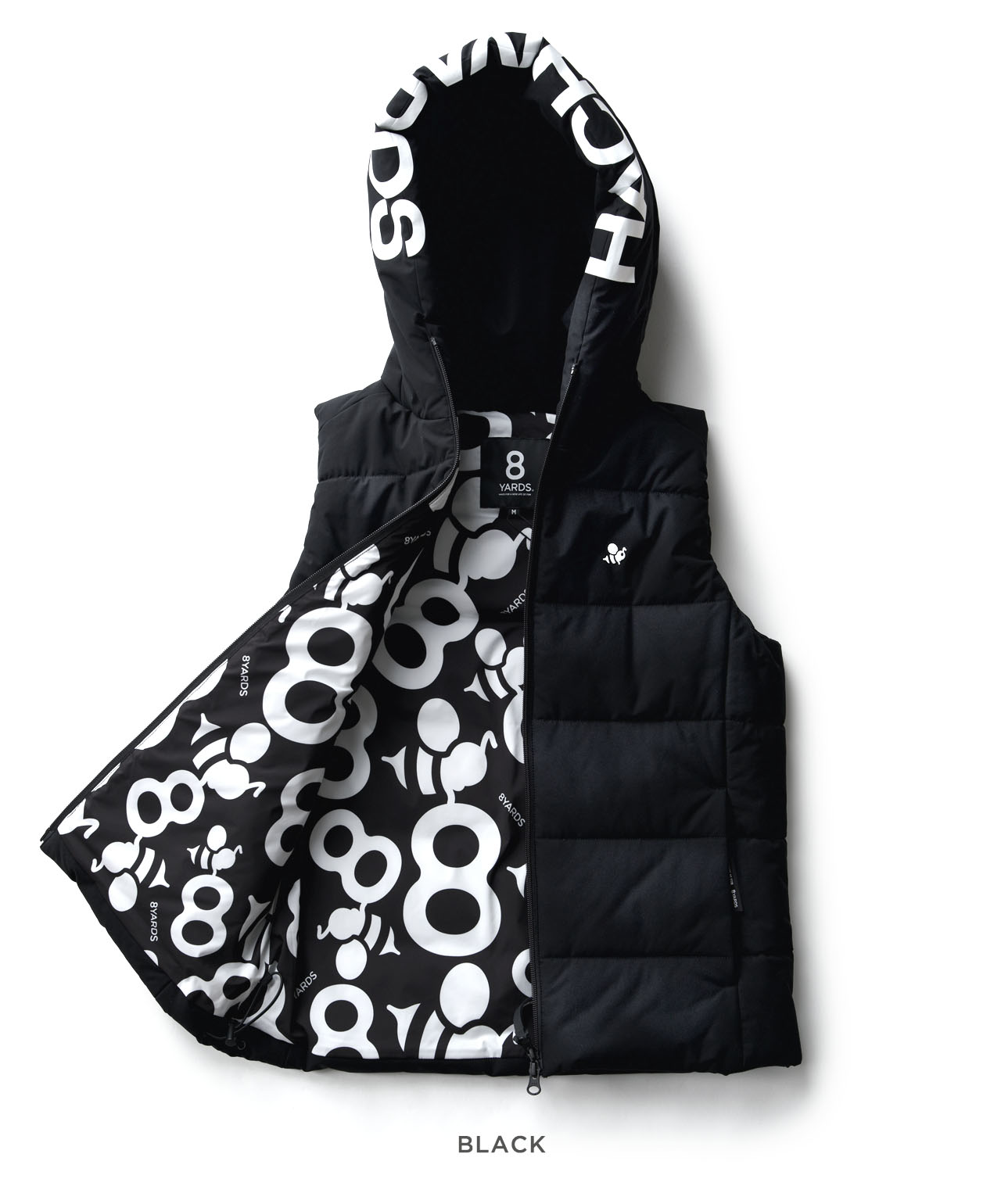8YARDS / Men's BIG HOODIE VEST