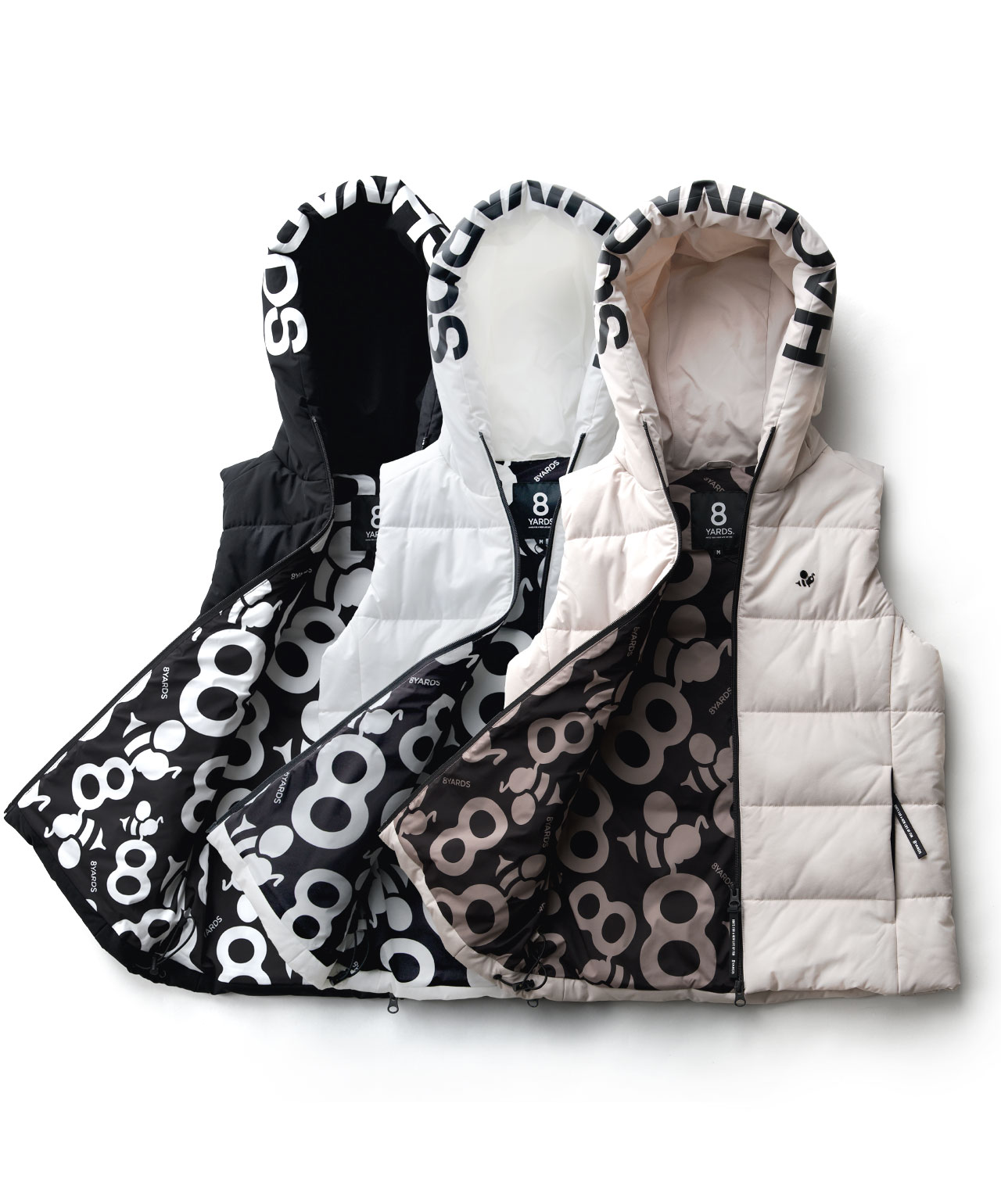 8YARDS / Women's BIG HOODIE VEST