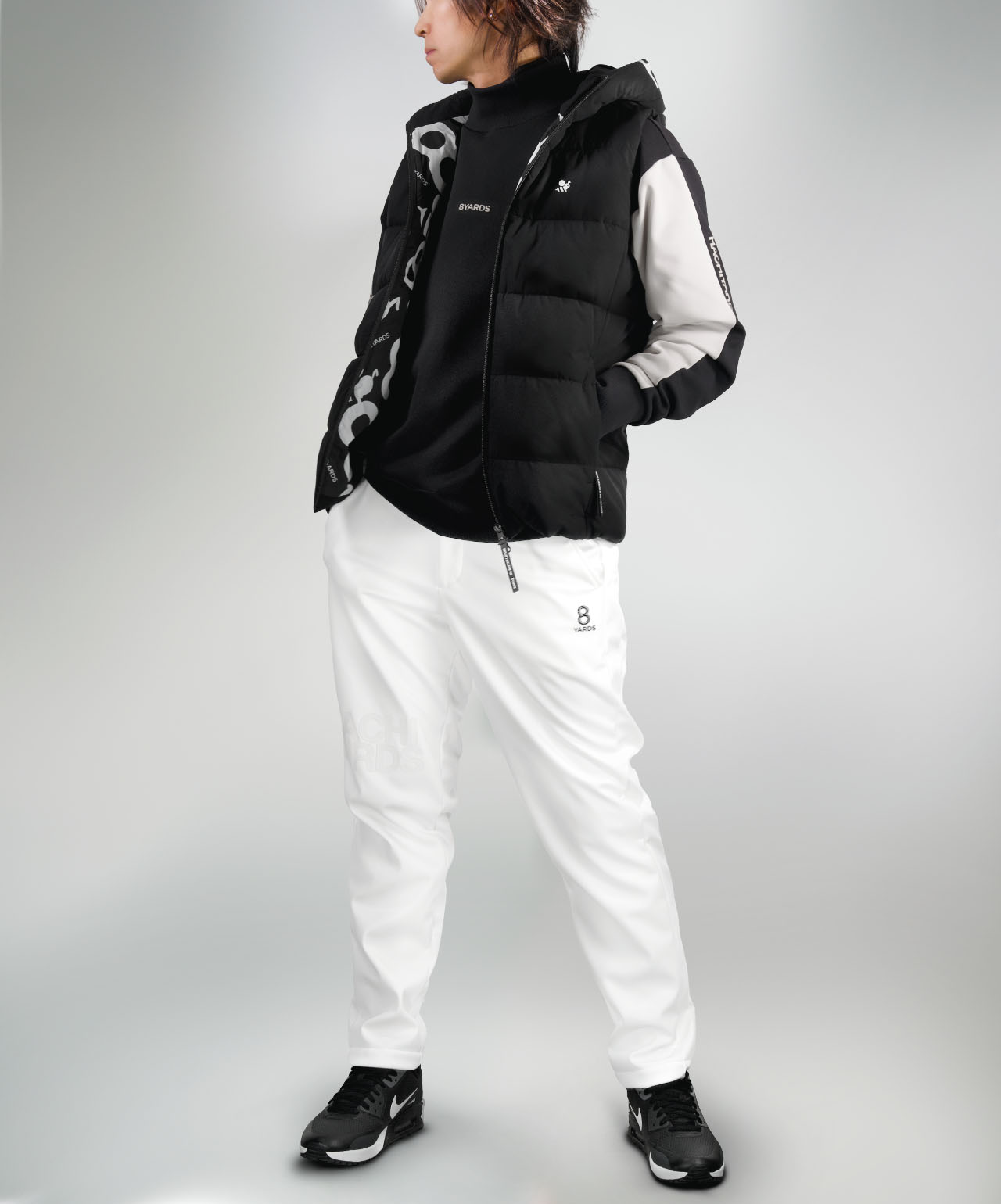 8YARDS / Men's BIG HOODIE VEST