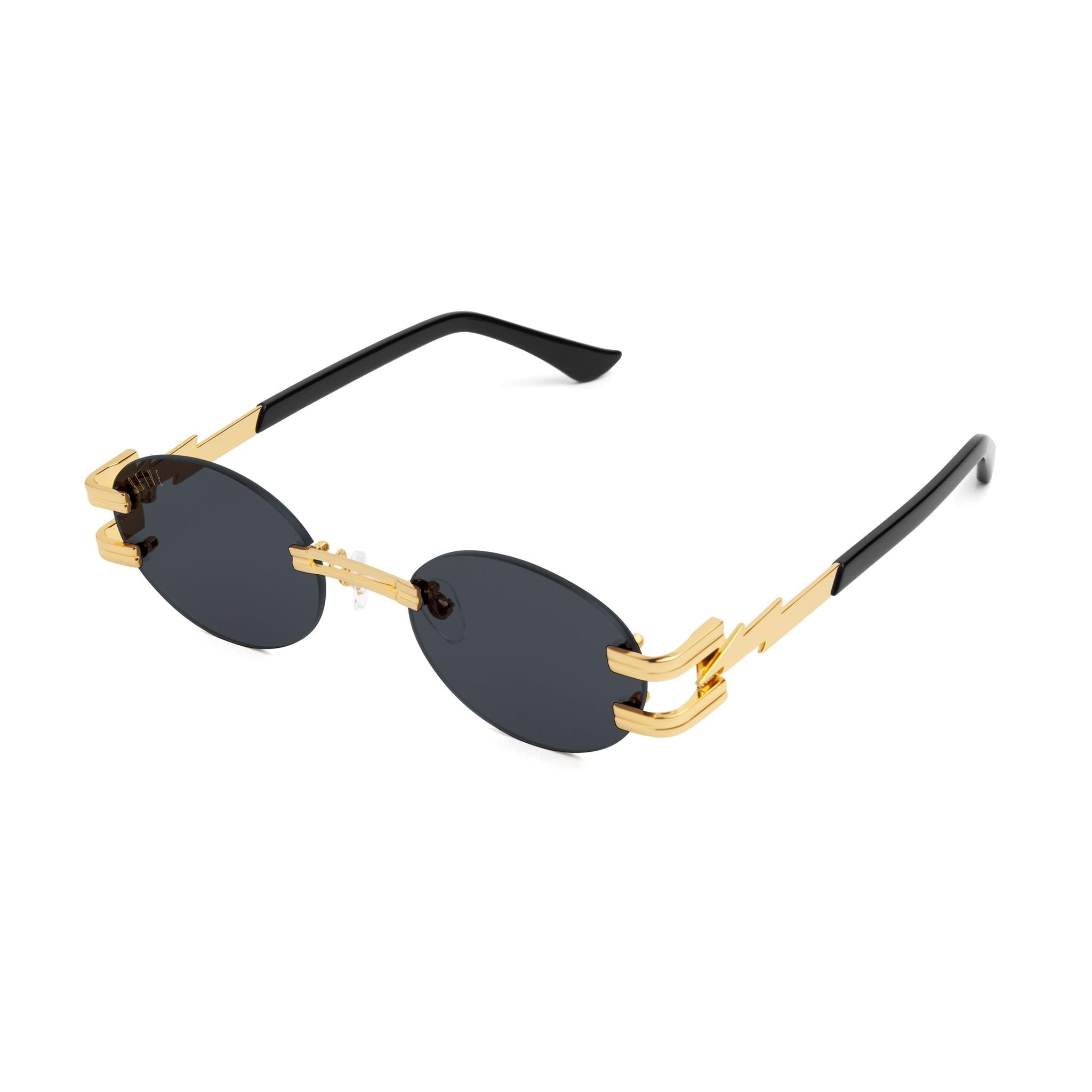 9FIVE St. James Black & 24k Gold Sunglasses – 9FIVE Eyewear