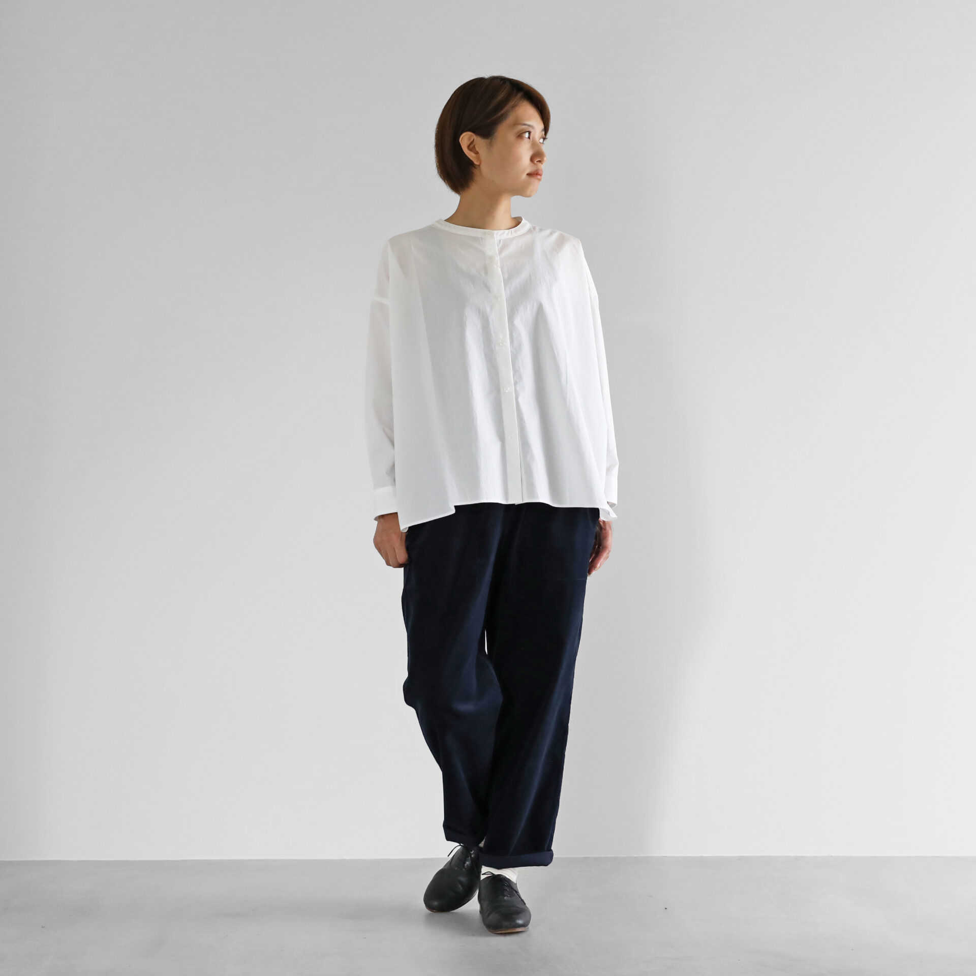 みじんコールイージーワークパンツ（キャメル＆ダークネイビー）【ユニ